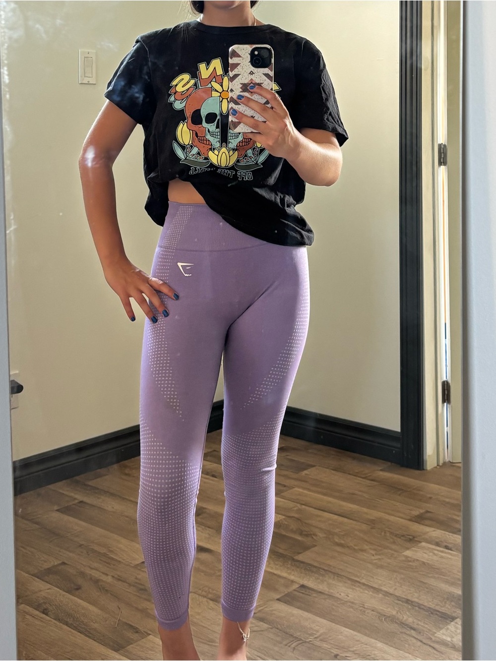 Gymshark Purple Seamless High-Rise Leggings